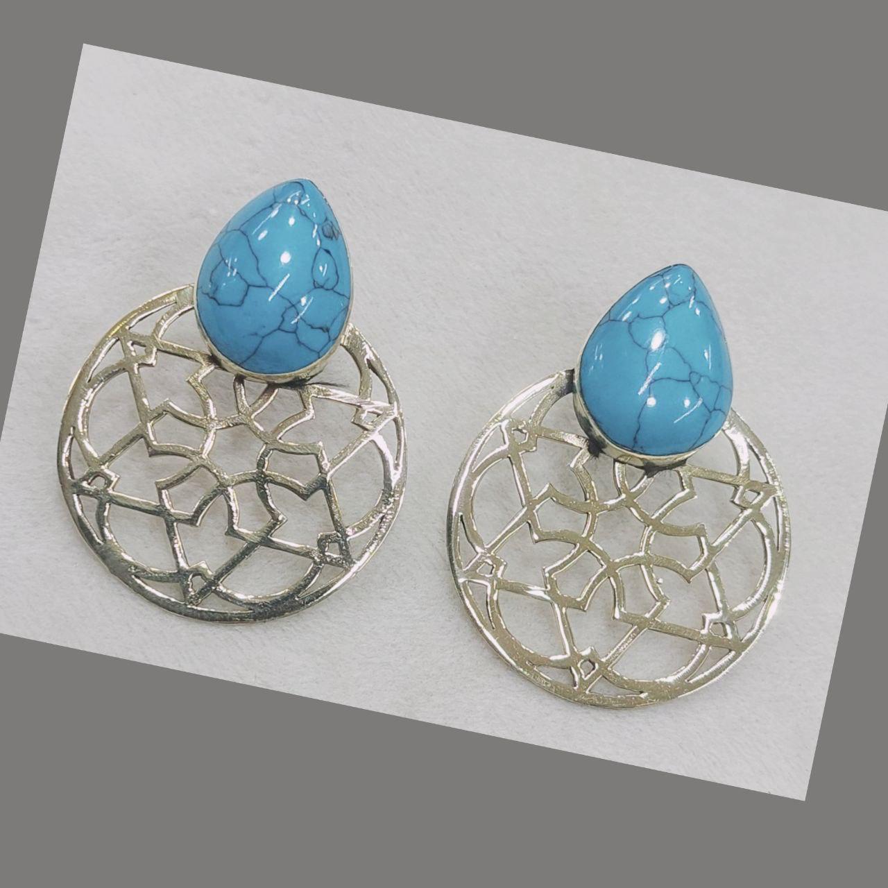 Almond Silver Earrings