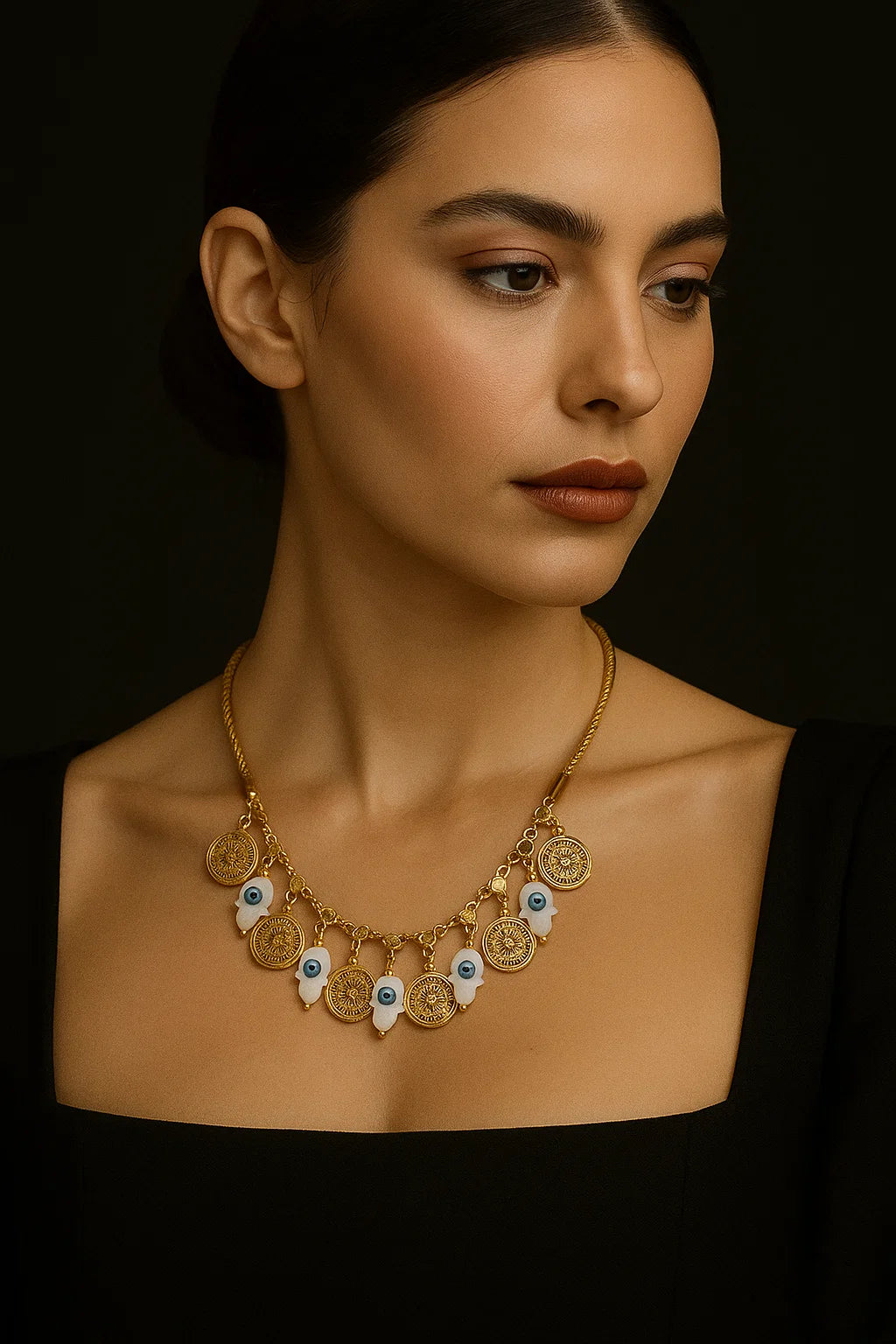 Oriental Copper Necklace