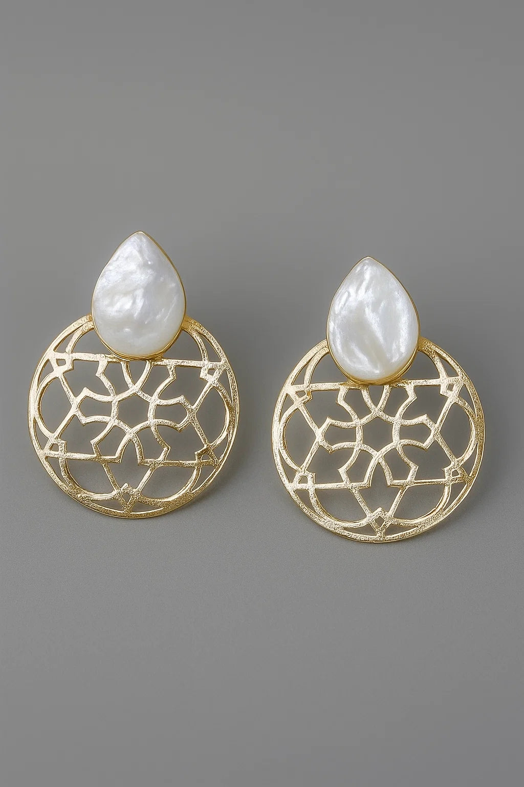 Almond Silver Earrings