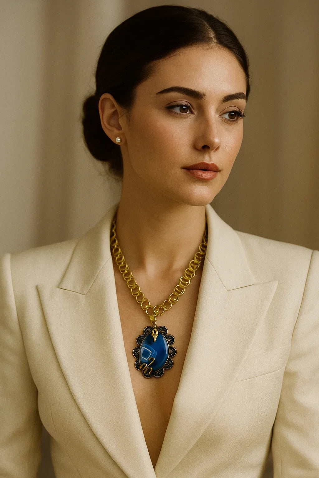 Lost in Time Copper Necklace
