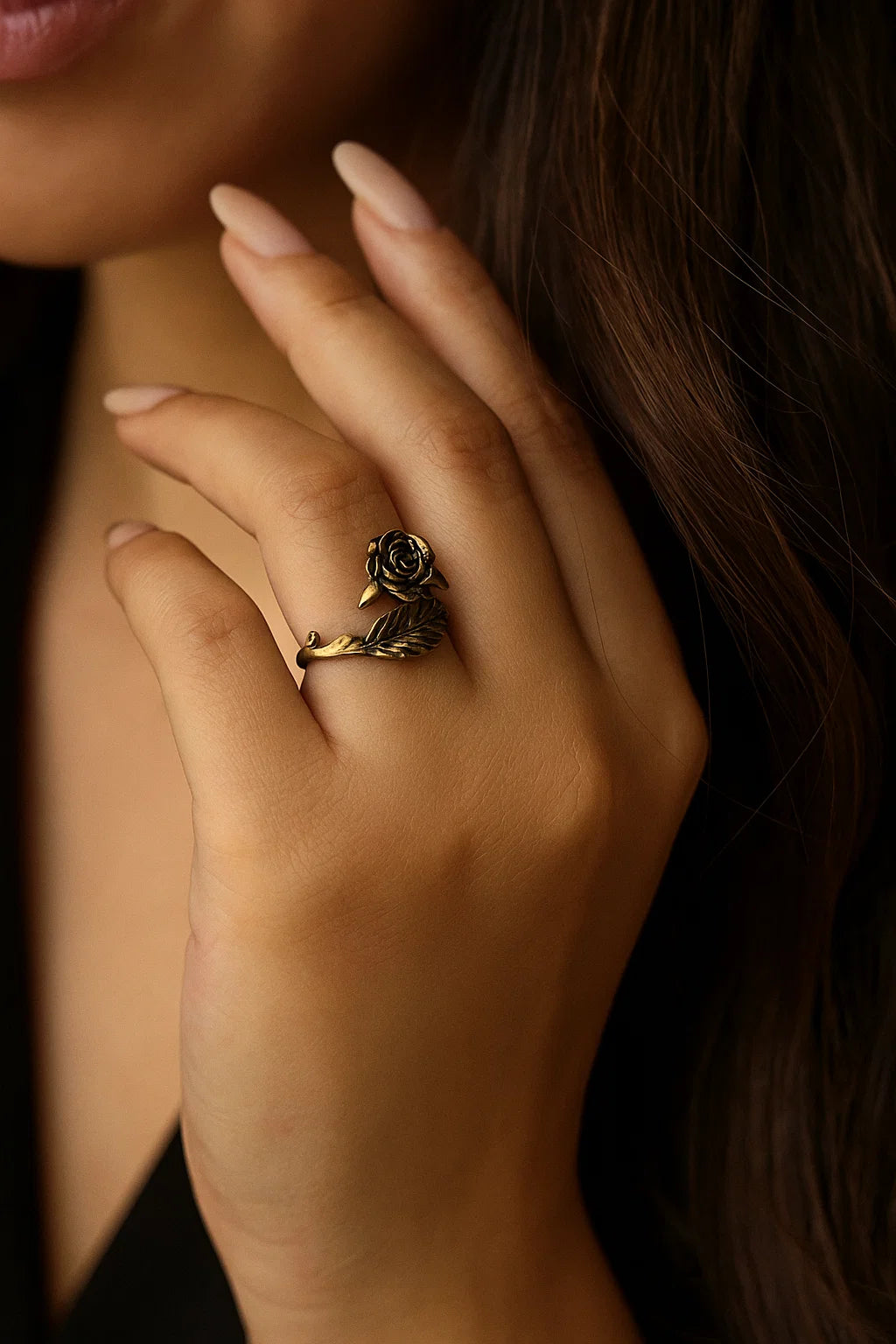Flower Version 2 Copper Ring