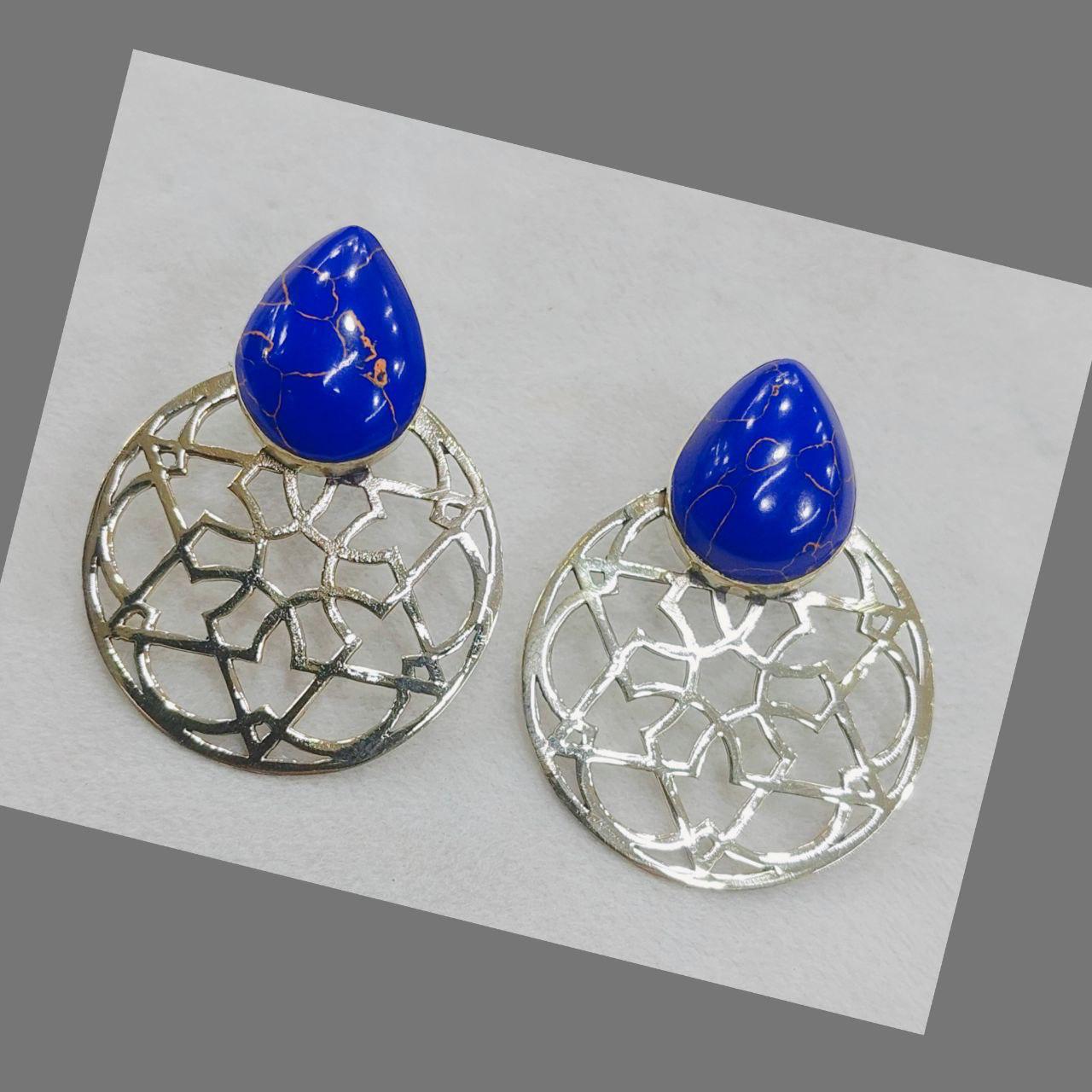 Almond Silver Earrings