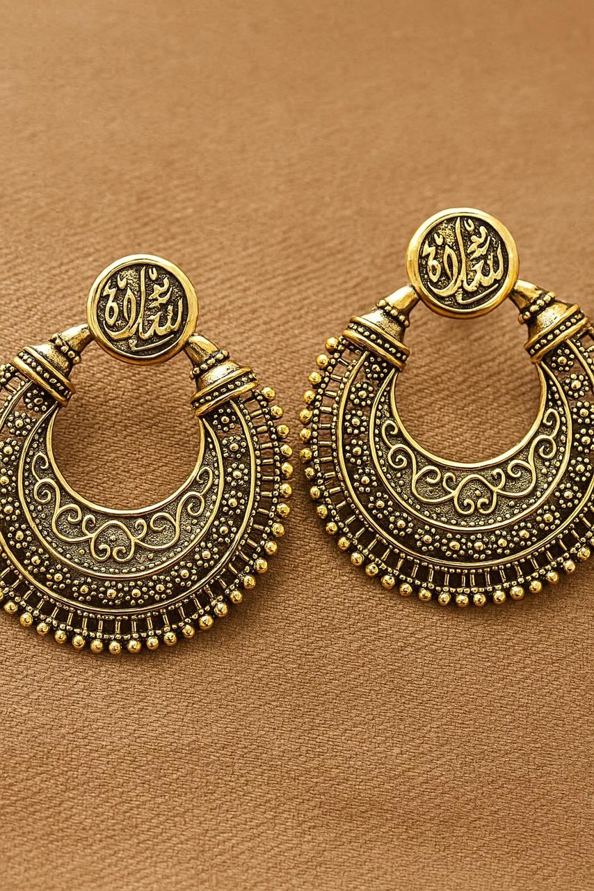 Oriental Copper Earrings
