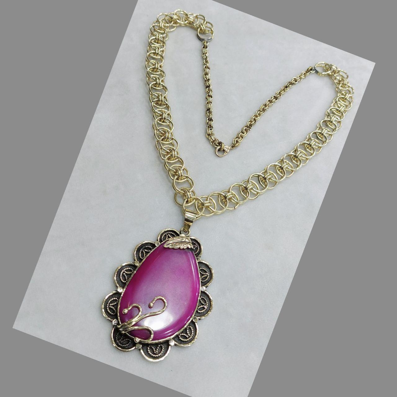 Lost in Time Copper Necklace