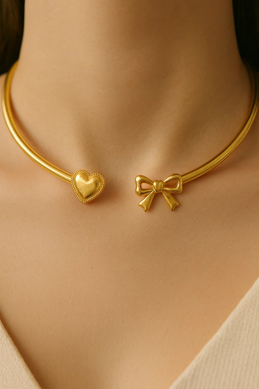 Ribbon Choker Necklace