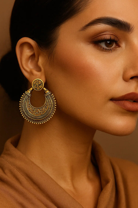 Oriental Copper Earrings