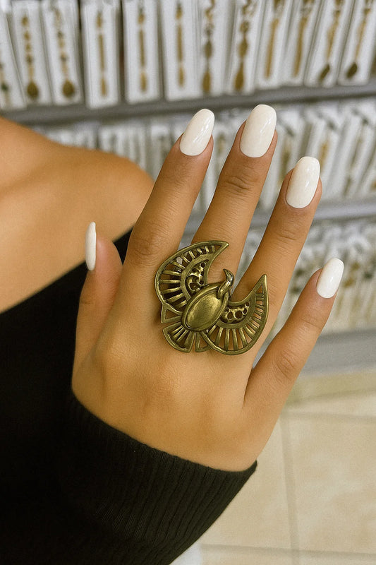 Eagle Copper Ring
