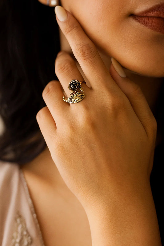 Flower Version 2 Copper Ring