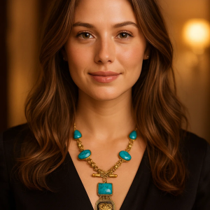 Turquoise Copper Necklace